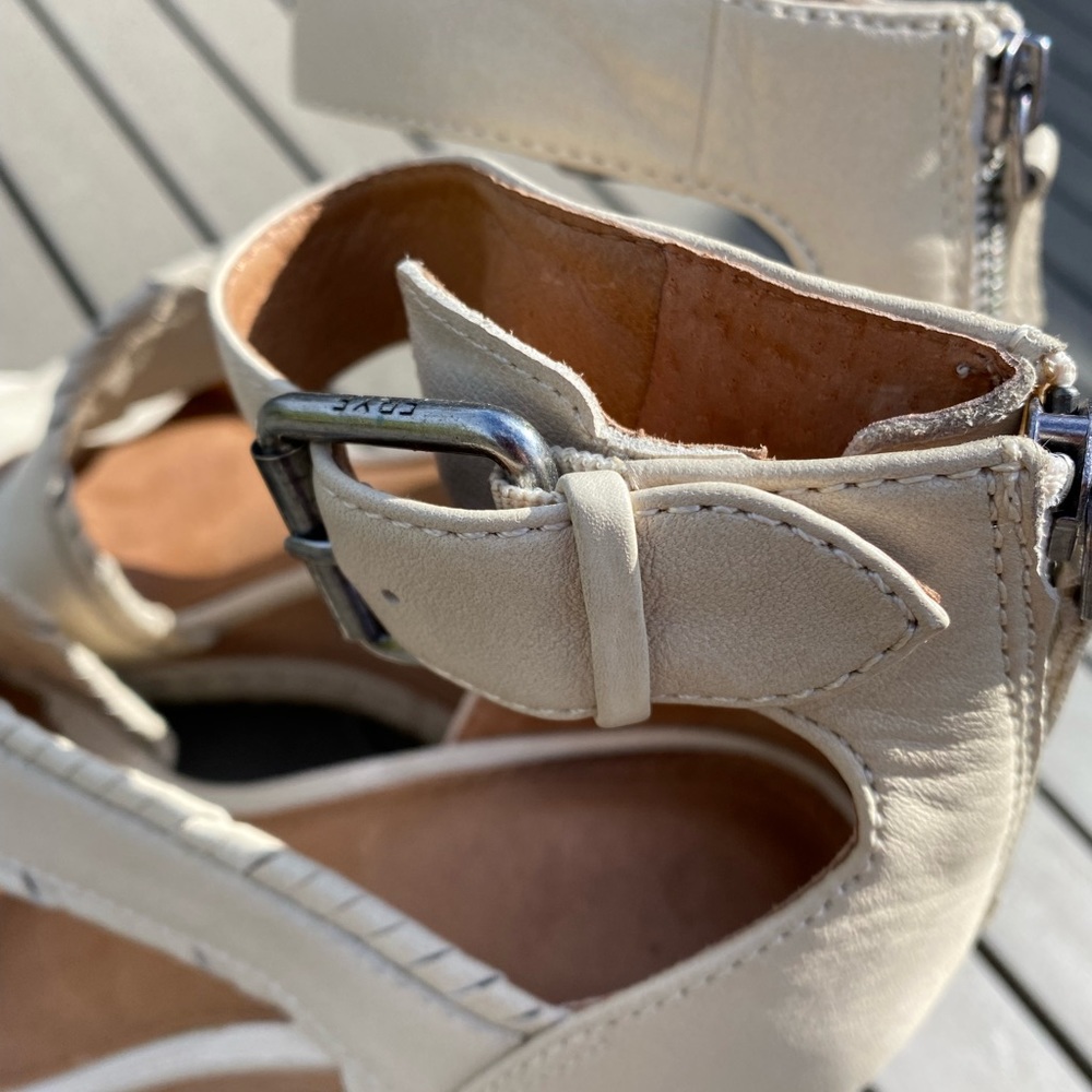 Frye Brielle Back-Zip Sandals - Picture 7 of 11